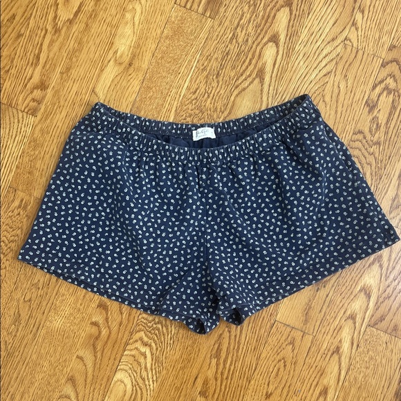 John Galt pajamas shorts in navy floral - Picture 1 of 6